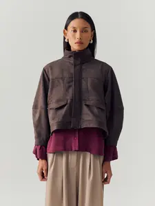 NASL by Nagita Slavina Bark Chrest Suede