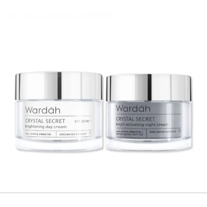 WARDAH CRYSTAL SECRET DAY MOISTURIZER | NIGHT MOISTURIZER