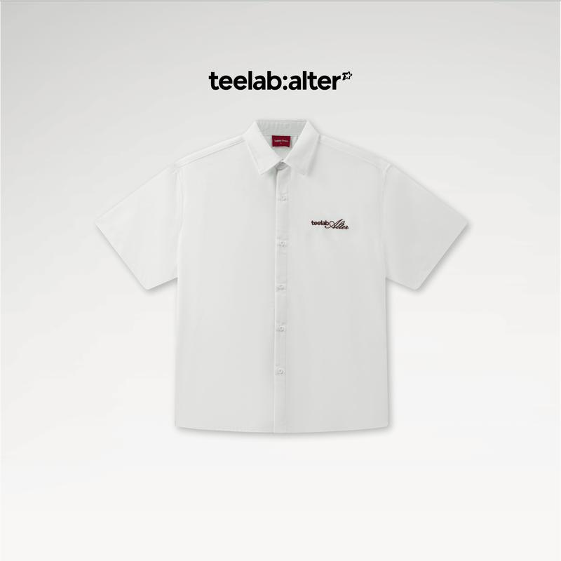  Áo Sơ Mi Cộc Tay Local Brand Unisex Teelab Linen Shirt SS084 