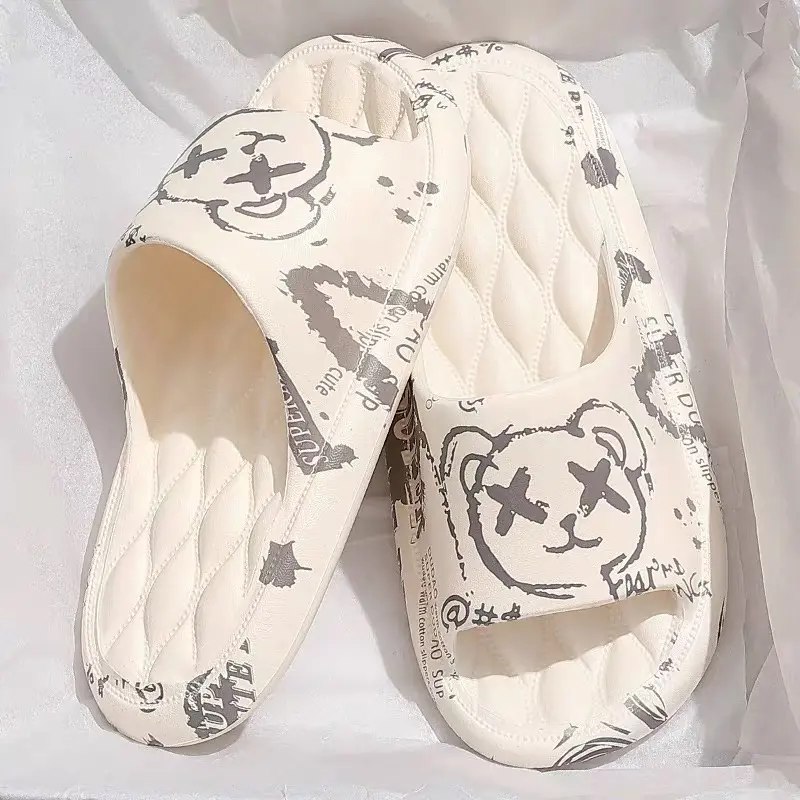 Sandal Sepatu Wegdes Wanita Sendal Baim Sandal Kodok Sendal Slip on Sepatu Sandal Wanita Anti-slip