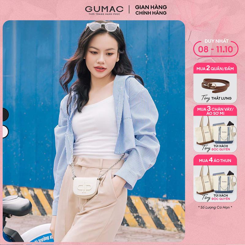 Áo thun nữ 2 dây nhiều màu dễ phối thời trang Gmorning - GUMAC YA03 - LATF0627