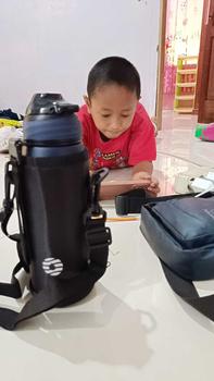 Product Review of FJbottle -  Botol Minum Portable Olahraga Outdoor Stainless Steel 800ML Free Sikat dan Tas Botol from E**m 0
