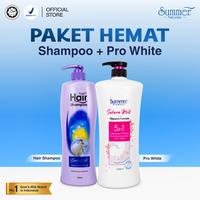 Gambar Summer Naturale - Paket Hemat Hair Shampoo 1000ml + Prowhite 1000ml Pump - PAHE 1 dari Summer Naturale Indonesia Kota Medan 2 Tokopedia