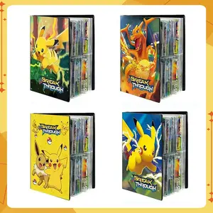 [Ready] 240pcs Album kartu Pokemon Water Resistant Holder Album pokemon Collection Holder Binder Folder Card Pokemon Album Book Anime Map Game PokéMon Cards Collection Holder Binder Folder Top Toys