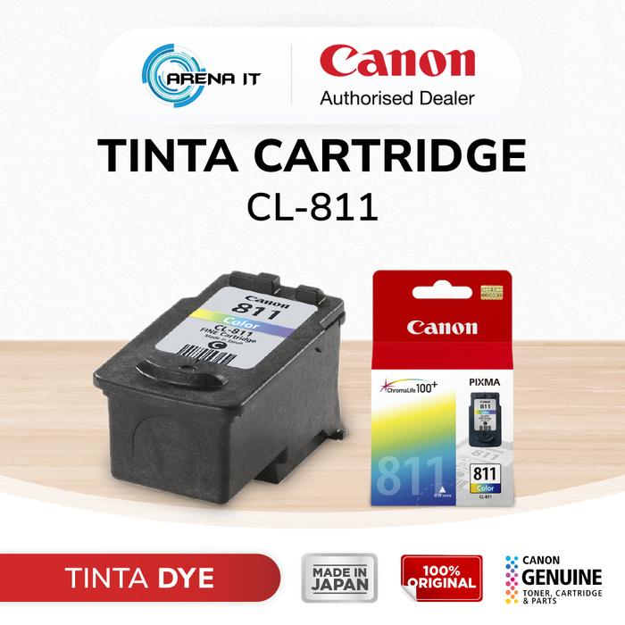 Gambar Tinta Original Canon 811 Color CL811 - Tinta Canon iP2770 MP258 MP287 MP496 MP497 MX366 - Tinta Cartridge Katrid dari Canon Authorized by Arena Kota Administrasi Jakarta Timur Tokopedia