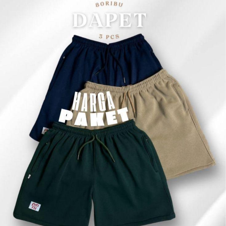 PROMO!!! Celana Pendek Boardshort / Short Pants Bahan Katun Fleece Premium Pria Wanita | Celana Olahraga | Celana Santai Boardshort 1