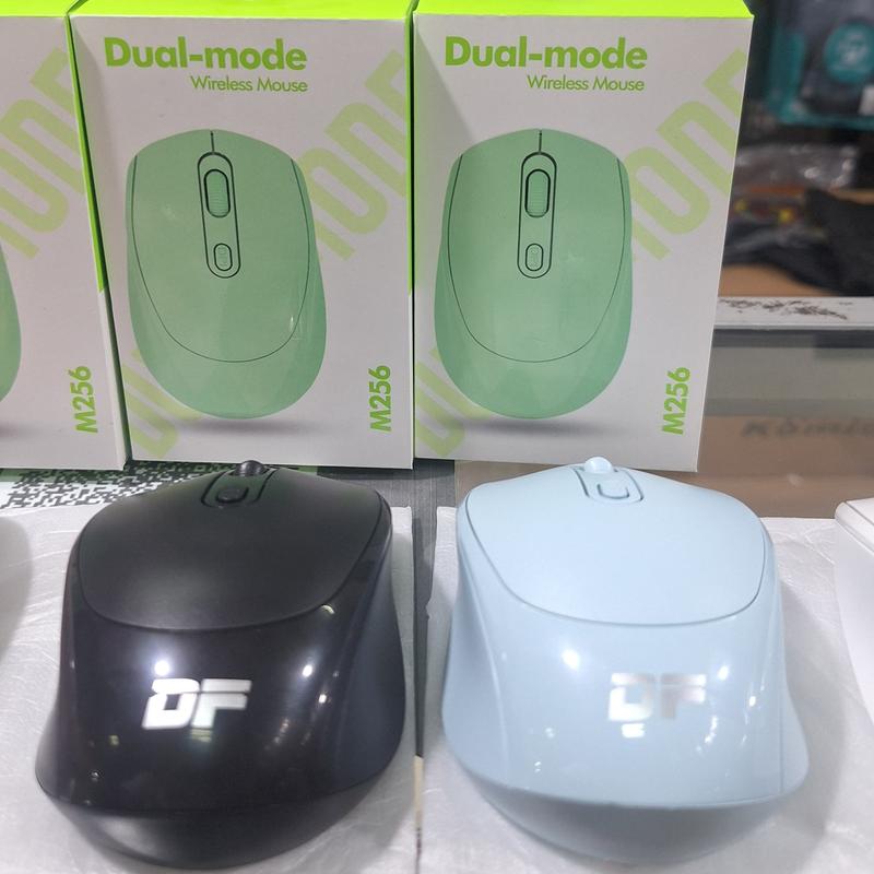 MOUSE WIRELESS + BLUETOOTH DUAL MODE DF M256 buat komputer kantor dan sekolah 0