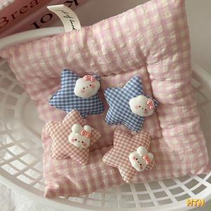 Kẹp Mái Ngôi Sao Caro Thỏ Hình Mây Siêu Sinh Cài Tóc Mái Dễ Thương