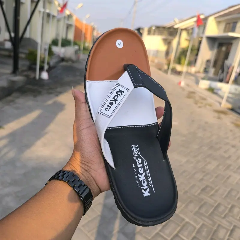 Sandal Jepit Pria Kickers Original Distro Terbaru Sendal Karet 6