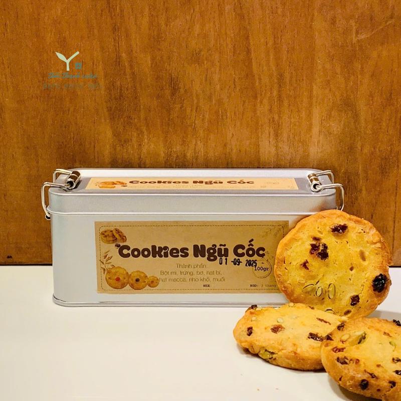 Bánh Cookie Ngũ Cốc Của Thời Thanh Xuân Snack Ăn Vặt 10 bánh - Food