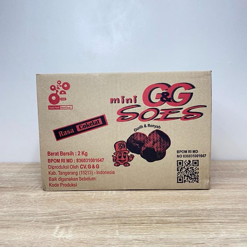 SOES KERING COKLAT MINI GG BERAT 2 KG SUS COKELAT 3