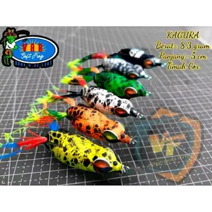 softfrog vab kagura + lure + soft frog + umpan casting + umpan gabus + umpan toman + casting gabus + umpan pancing