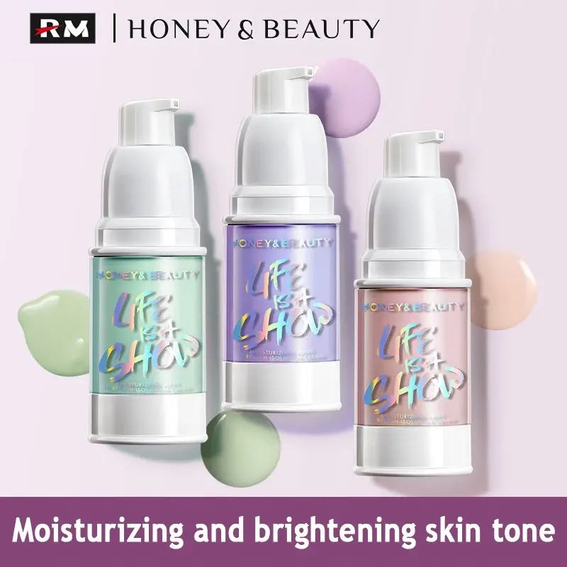 Kem Chống Nắng Dưỡng Ẩm Với Hạt Nước, Kem Lót Trang Điểm BB, Không Thấm Nước Và Kiểm Soát Dầu, Kem Che Khuyết Điểm Làm Sáng, Vết Mụn, Lỗ Chân Lông Vô Hình, Kem Chống Nắng, Mật Ong Và Làm Đẹp 0