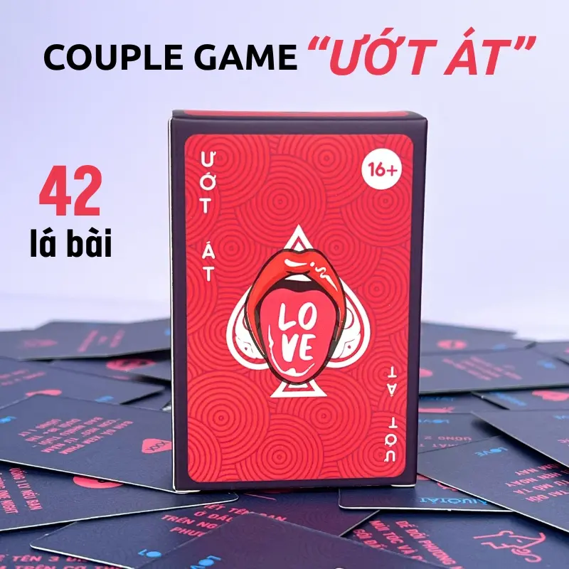 Bộ Bài “Ướt Át” Drinking Game Thử Thách Tình Yêu Dành Cho Cặp Đôi Hẹn Hò Đi Date, BoardGame Tình Cảm Truth Or Dare Phiên Bản Couple 42 Lá