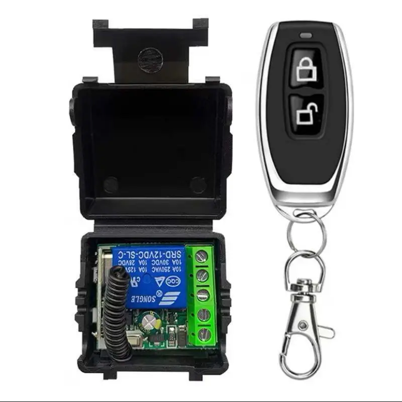Remote 433Mhz 1 channel Switch transmitter receiver relay switch 1ch 433 Mhz wireless control RF