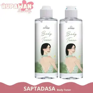 [2 PCS] SAPTADASA Toner Badan Whitening Tanpa Alkohol – Angkat Belang & Bekas Luka – Saptadasa 100ml FREE Kapas