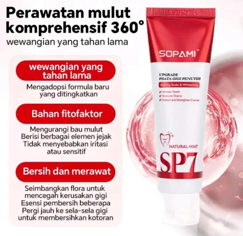 Product Introduction of Pasta Gigi YAYASHI SP7 Pemutih dan Penghilang Bau Mulut Rasa Natural Mint 100g - Probiotics, Penyegar 19