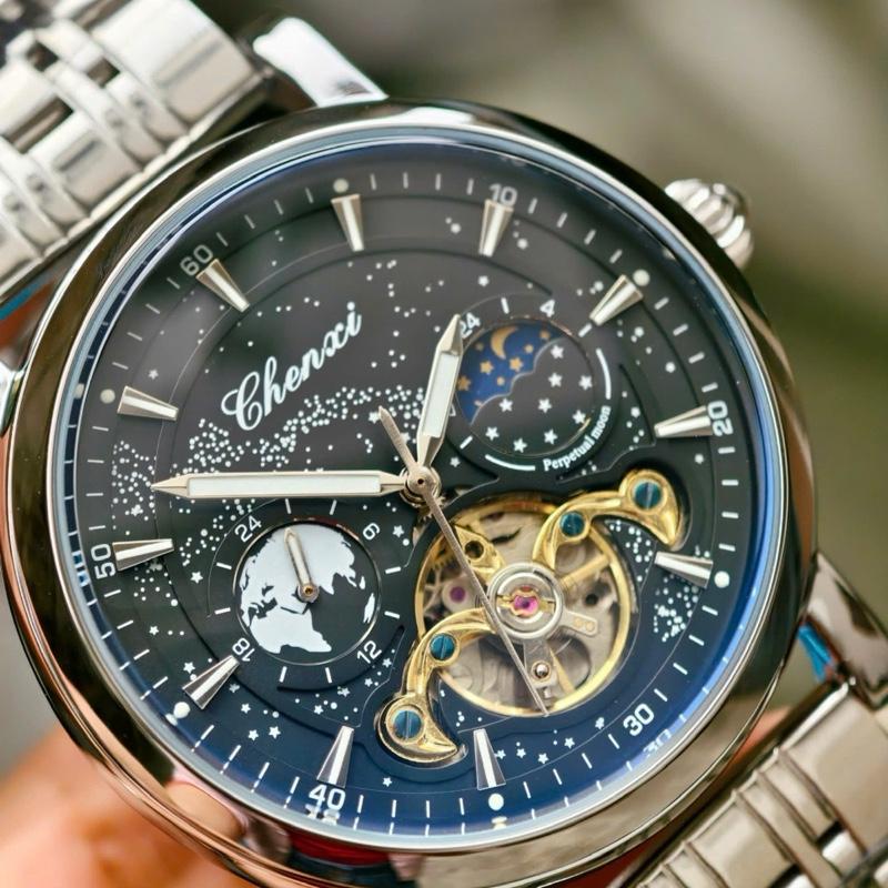[LUM WATCH]  Đồng Hồ Cơ Chính Hãng Chenxi Ngân Hà Cao Cấp 888, Tặng Hộp Xịn - Bảo Hành Chính Hãng 12 Tháng