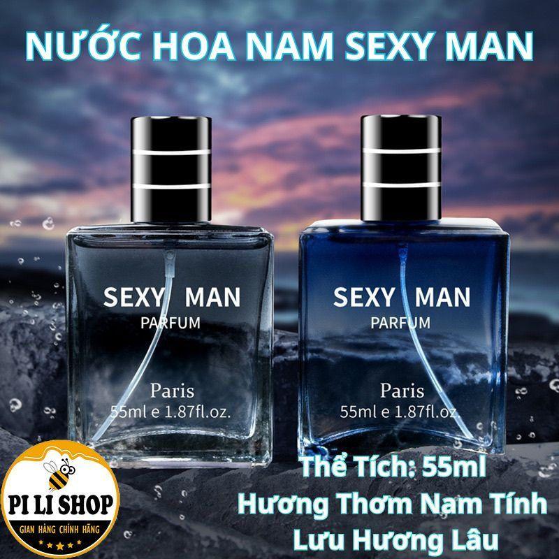 [Top bán chạy] Nước Hoa Nam SEXY MAN Parfum 55ML Hương Thơm Quyến Rũ, Nước Hoa Hương Nam Tính Cuốn Hút Thơm Lâu