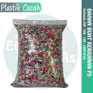 Plastik Cacah buat isian bahan Ecobrick 1000gram 1kg 1 kg Bersih kering