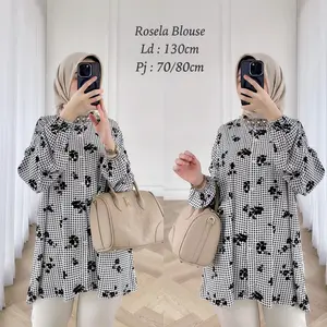 ROSELA BLOUSE RAYON MOTIF LD 130CM MODEL KEKINIAN