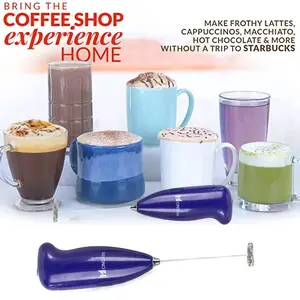 HONGXIN Hand Mixer Mini Pembuih Kopi Susu Milk Frother Battery Power - MS-3089