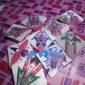 Layangan sablon ukuran 58 1 pack isi 100 pcs dan 50 pcs ( murah ) +bonus