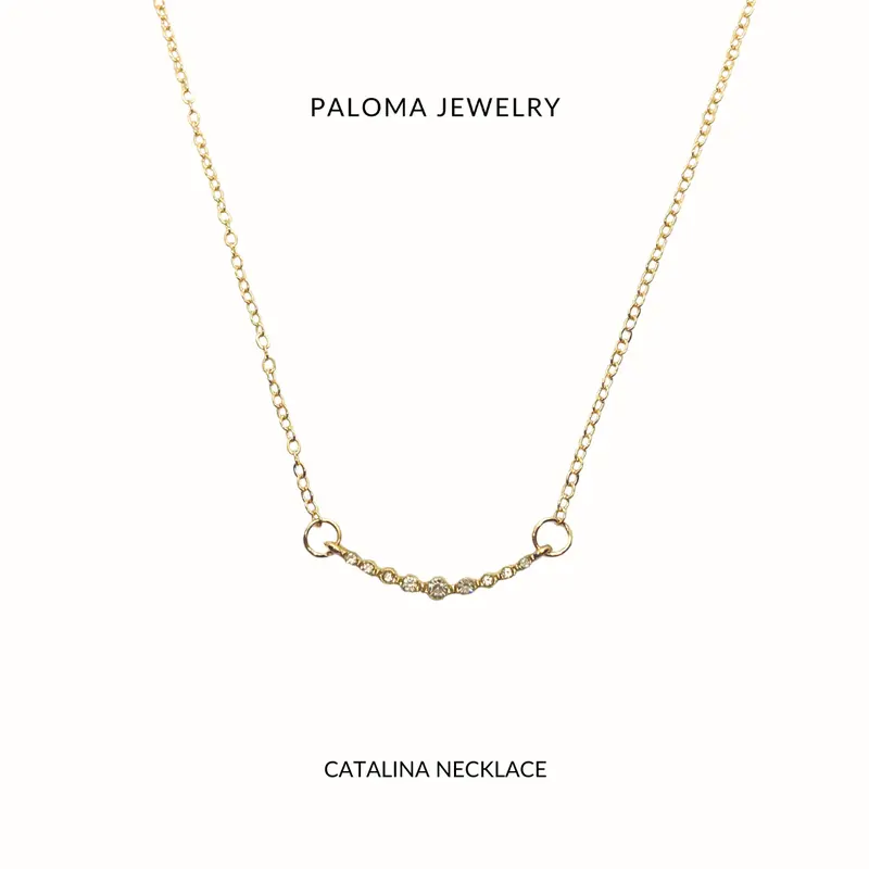 PALOMA - Catalina Necklace | Sterling Silver & 18K Gold Plated 2
