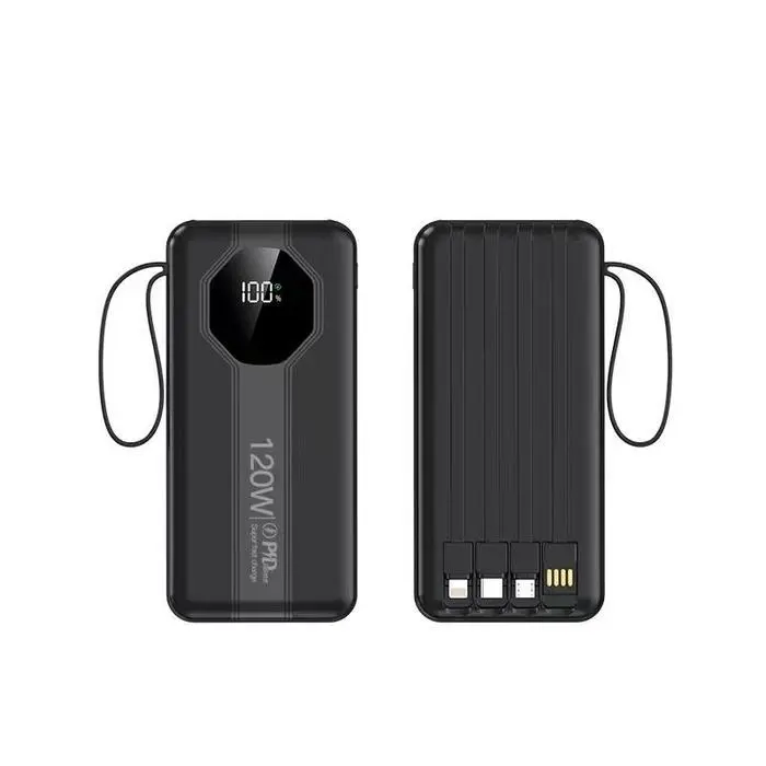 Hitam (20000mAh 120W)