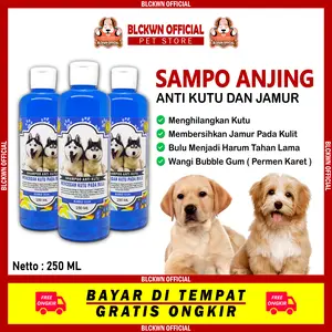 Sampo Anjing Anti Kutu Dan Jamur Wangi Bubble Gum Shampo Kutu Jamur Untuk Anjing