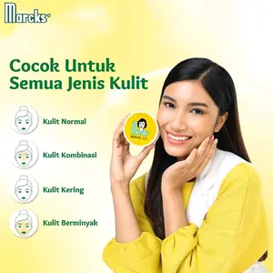 Marcks Bedak 40gr Bedak Tabur, Ringan,Hasil Akhir matte