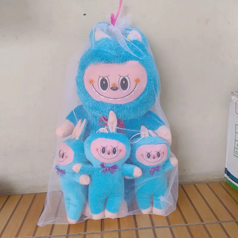 Boneka  Labubu Beranak 3 (Isi 1 Besar 3 Kecil) - Mainan Lucu dengan Desain Unik dan Berkualitas Tinggi - Toys, Dolls 2