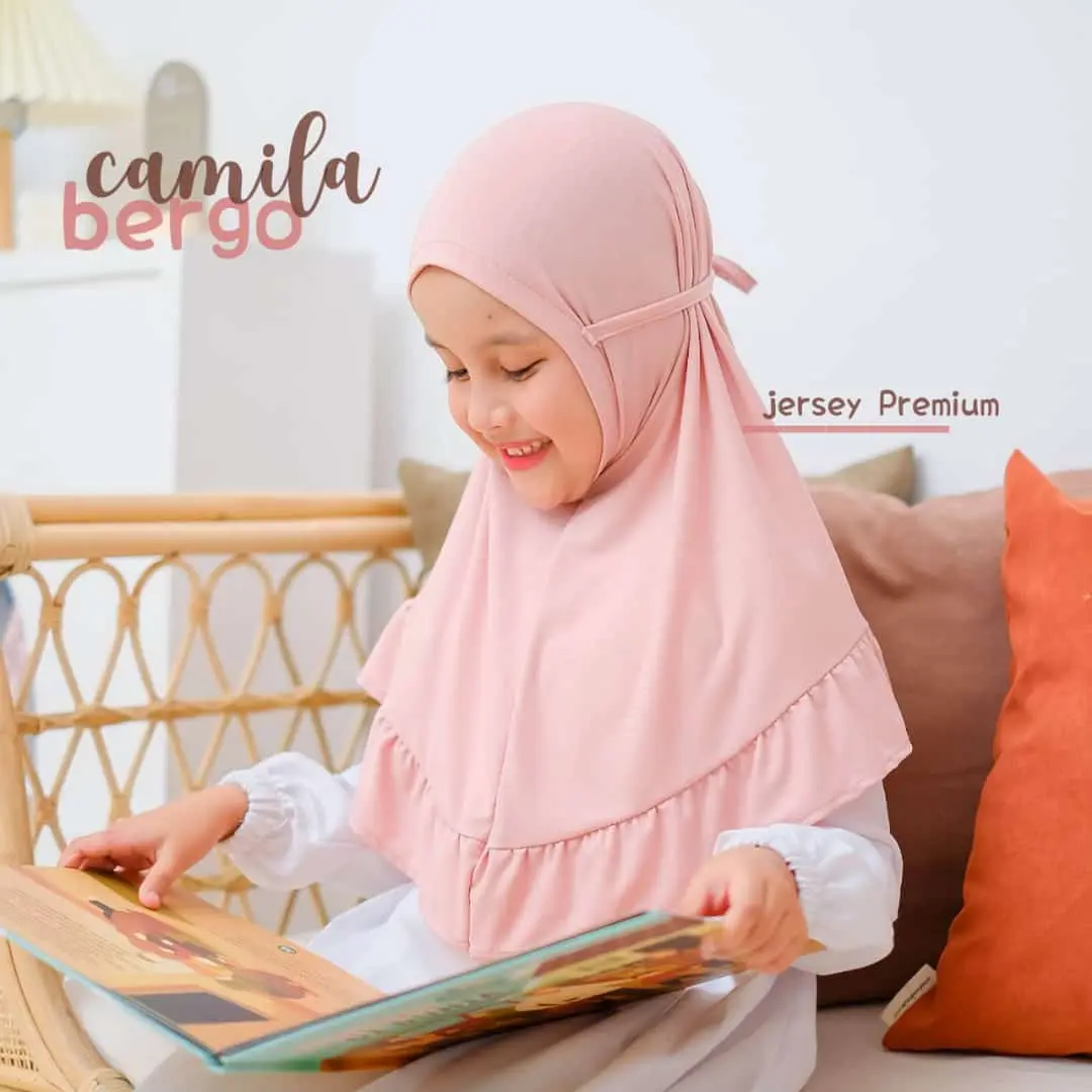 OTSUKIDS Camila Bergo anak dan balita 0 tahun - 10 tahun ready stock Couple Ibu dan anak - jilbab couple instan anak sekolah mewah termurah kekinian Jilbab Muslim