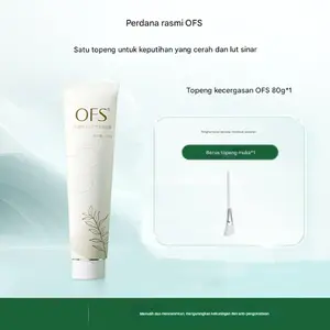 OFS Gunakan masker untuk memutihkan kulit, antioksidan, mencerahkan, ragi, hidrat dan menyegarkan penampilan kecantikan