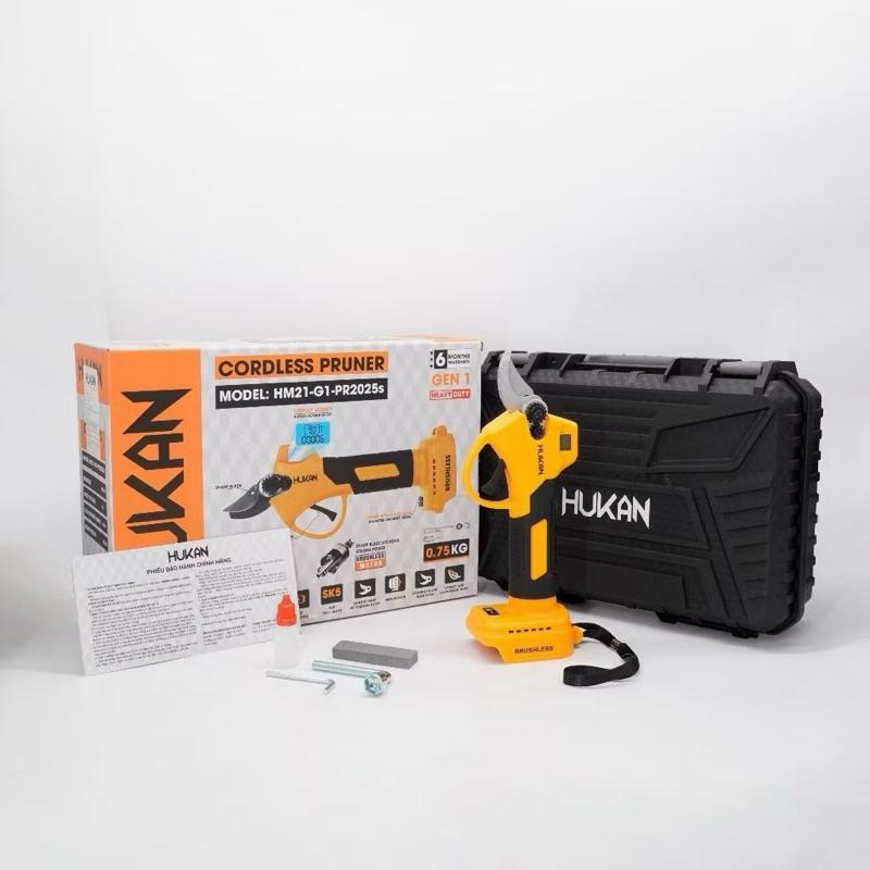 Kéo cắt cành pin Hukan, Boshun chân phổ thông, động cơ không than nguyên khối