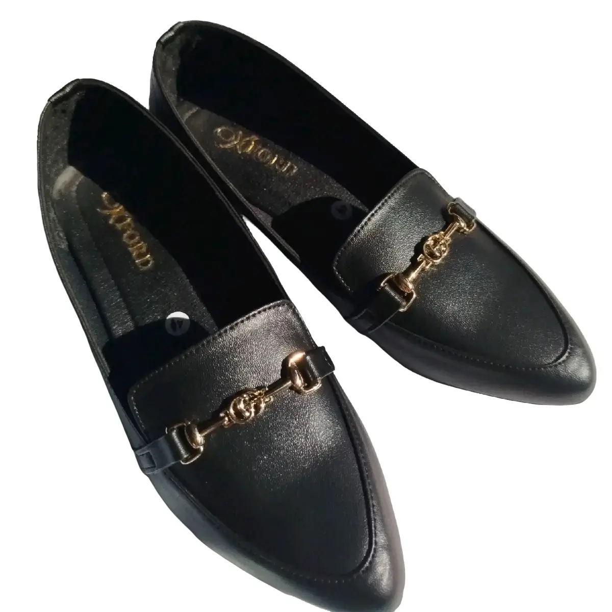 Flatshoes wanita|flatshoes kerja|sepatu kerja wanita simple Cewek Hitam