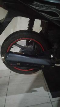 Product Review of Knalpot Standar Racing Original GOLD EXHAUST Full Aksesoris Tameng Air Blade Gen 2 Bass Adem untuk Motor Vario, Beat, Nmax, Aerox, PCX Motorcycle Motorcycle shijiro Kamera from a**b 0