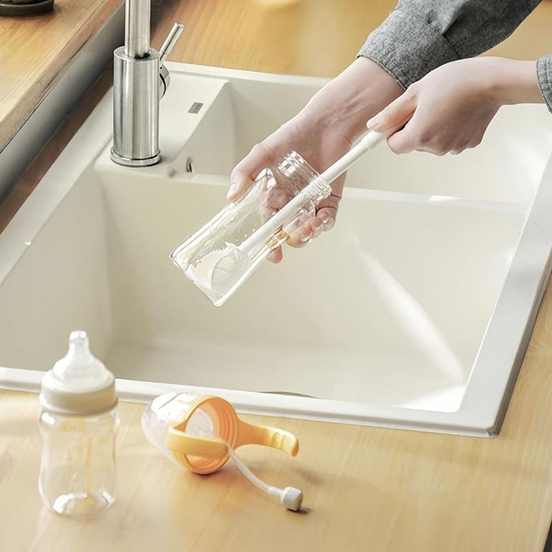 Que rửa bình sữa cho bé Cọ rửa ly cây rửa bình giữ nhiệt đồ gia dụng tiện lợi cho mọi nhà