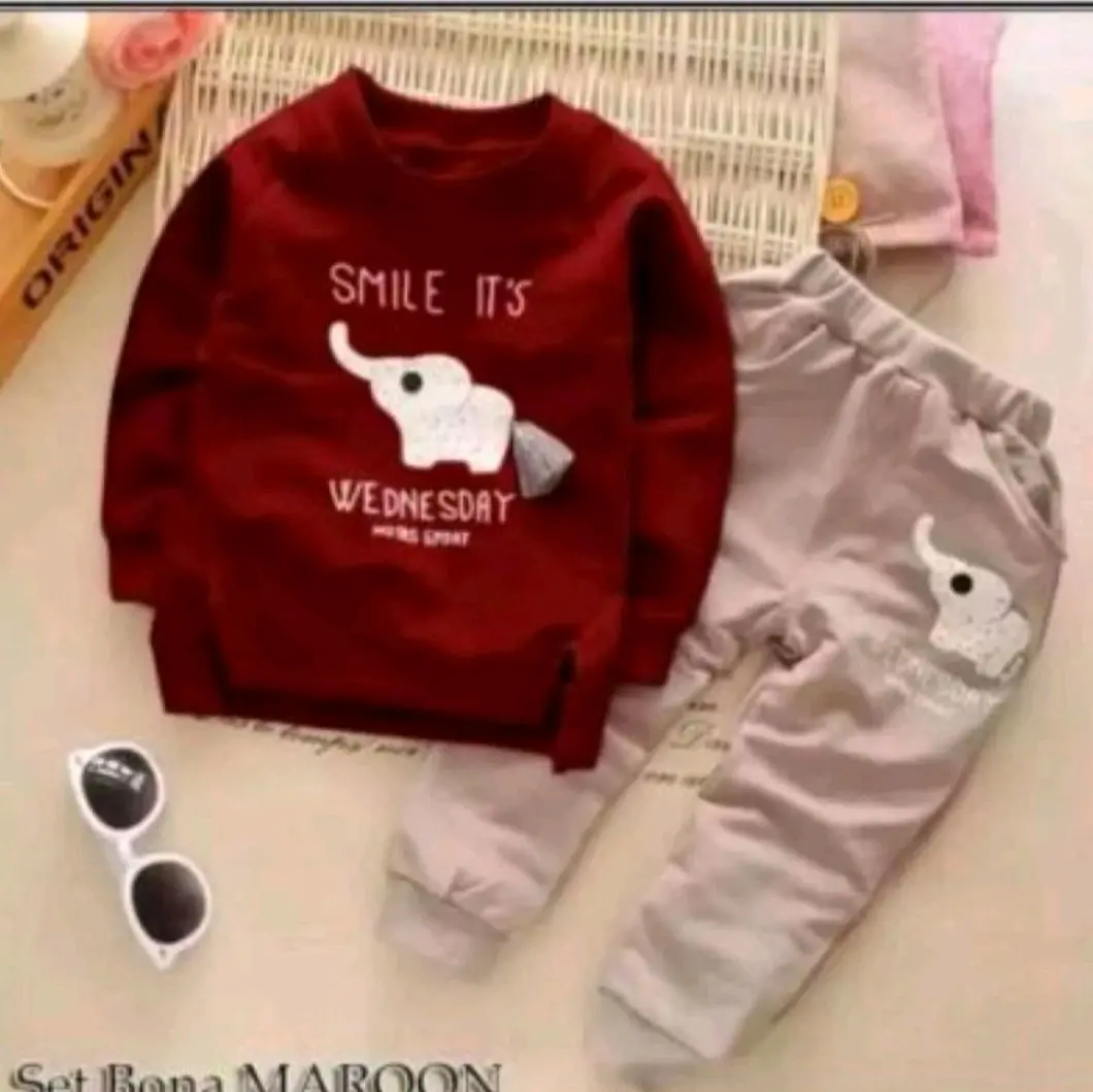 sweater anak laki laki setelan baju anak laki laki baju anak laki laki motif gajah usia 3 bulan sampai 5 tahun grosir