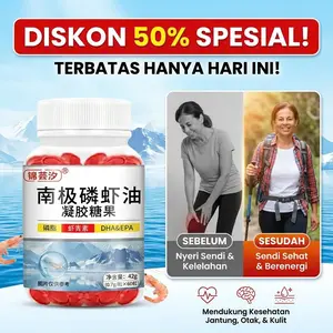 [HALAL] Omega Sehatku Minyak Ikan Omega-3 2000mg – Dukung Jantung, Otak & Daya Tahan Tubuh – 60 Softgels
