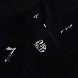 POLO SHIRT ZIPPER”PORSCHE” MEWAH ELEGANT SIMPEL - 100% COTTON Katun Kerah