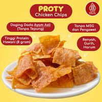 Gambar PROTY Pedas (Bundle 3) Snack Cemilan Protein Dada Ayam Chicken Chips dari PROTY Official Store Kota Administrasi Jakarta Barat 4 Tokopedia