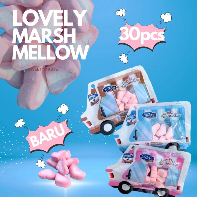 PAKET MARSHMALLOW KARAKTER BONEKA 30 PCS JAJANAN Marshmallow Karakter Lucu Bentuk SEMANGKA BEBEK LOVE MURAH MERIAH MAKANAN MANIS SEHAT HALAL BPOM JAJANAN SD JAJANAN GROSIRAN ISI 12GRAM 1