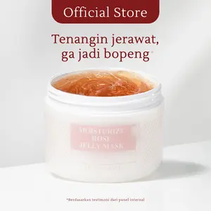 [PROMO] EILEEN GRACE - Moisturize Rose Jelly Mask 300 ml | Masker / skincare jerawat I Kulit kering sensitif | Bekas jerawat | Kemerahan | Bruntusan | Bopeng