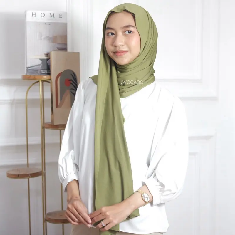 Pashmina Oval Jersey Avocado