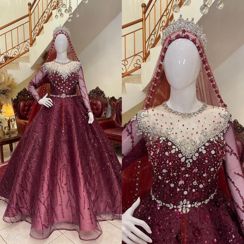 Product Introduction of Gaun pengantin barbie luxury gradasi full payet Mewah 42
