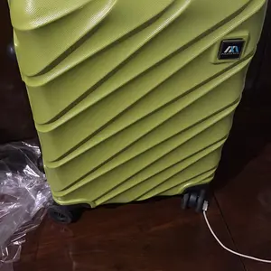 IBKoper W001 Koper 20-24 Inch Hardcase Tahan Banting ABS Material Pink Trolley 360° Rotasi Kunci 3 Digit Kapasitas Besar