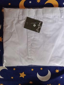 Product Review of CELANA CELANA PUTIH BAHAN KATUN DRILL CELANA PRIA CELANA FORMAL KANTOR CELANA SEKOLAH from M**H J**A S**O 0