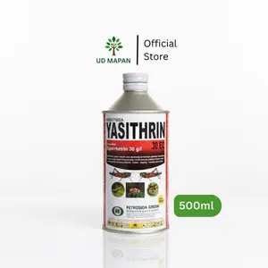 Yasitrin 500 ml – Insektisida Cypermethrin Ampuh Ulat & Hama Daun
