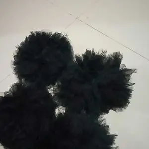 cepol jumbo 18 cm  scrunchie hijab ringan mudah digunakan tidak bikin pusing ukuran 18cm Wanita Orange badak